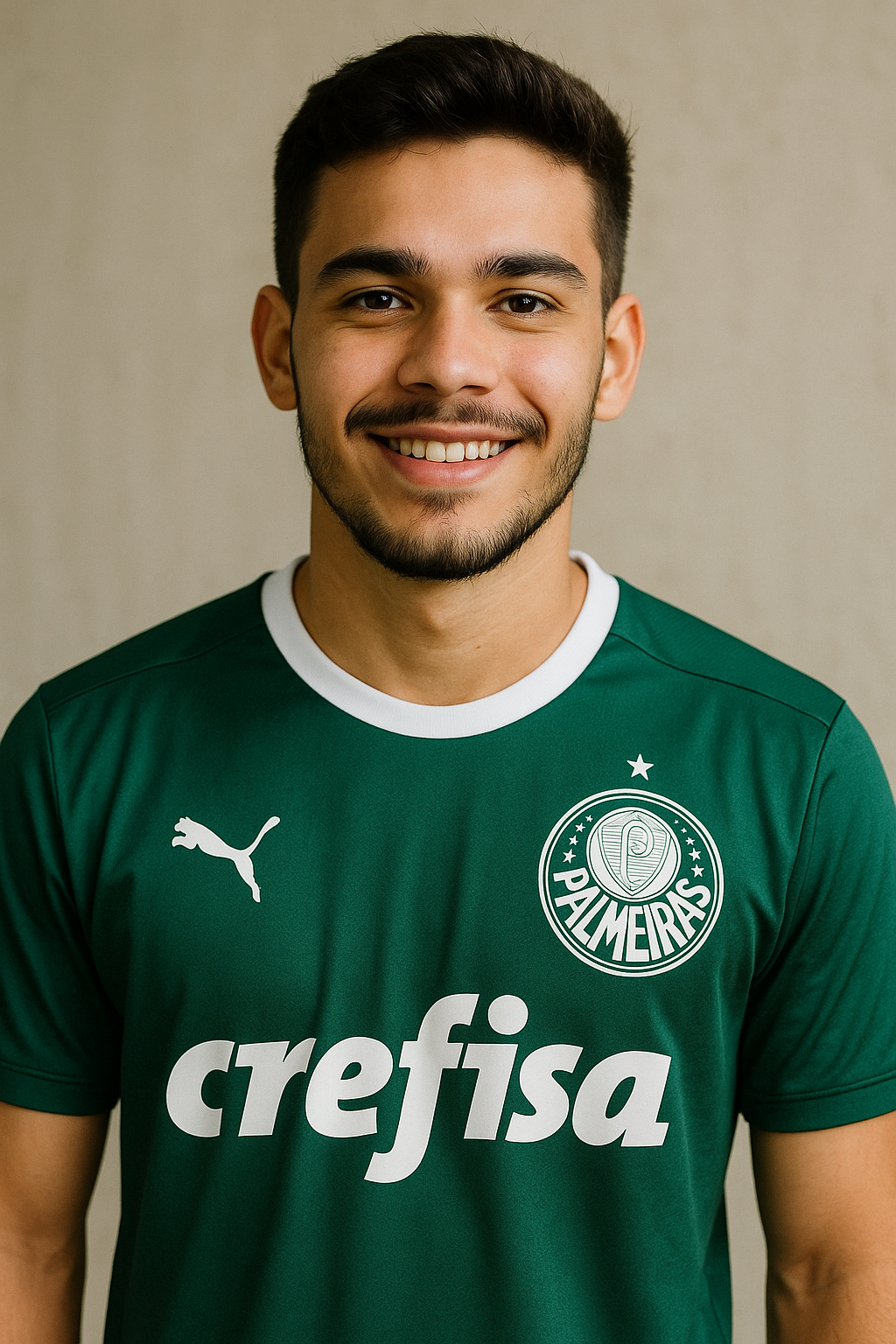 Homens sorrindo antes da troca de camisa