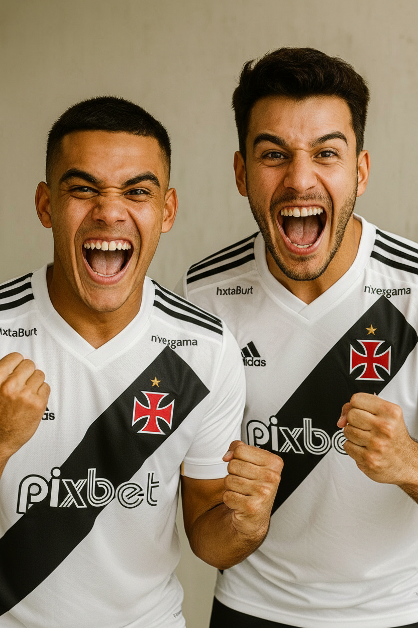 Homem rindo com a camisa do Corinthians